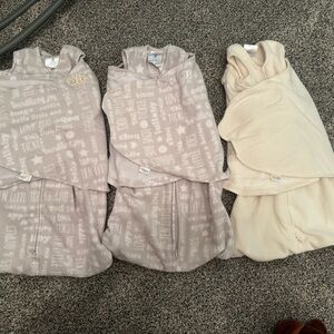 Halo Kids Pajamas Sleep Sacks in Gray and Cream